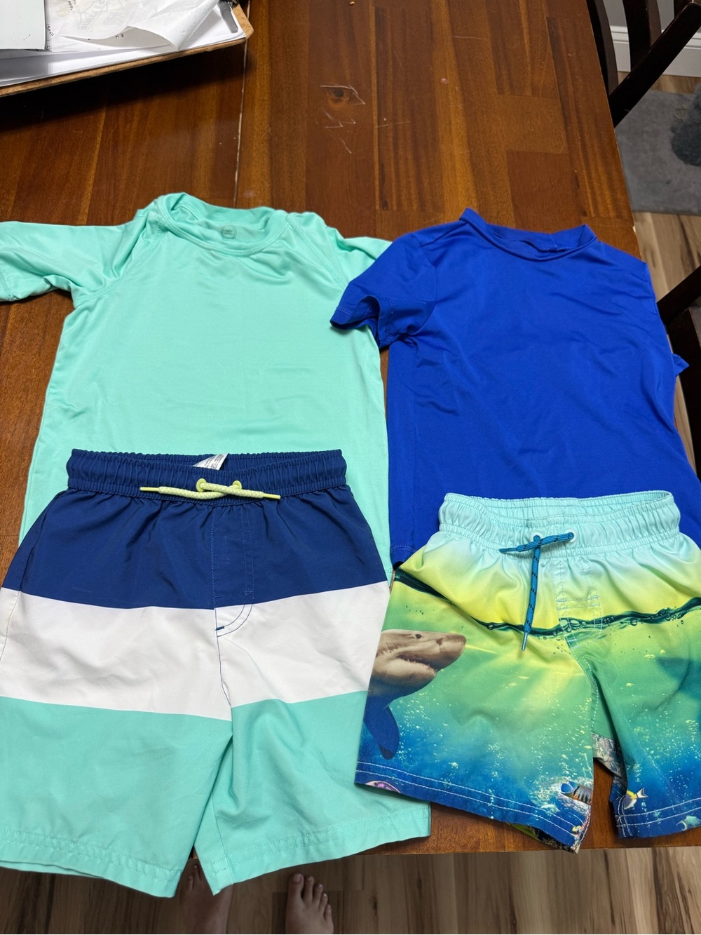 (2) Boys swim sets